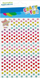 Stickers dekorativë CRAFT WITH FUN 532009, formë yjesh, 261 copë, shumëngjyrëshe