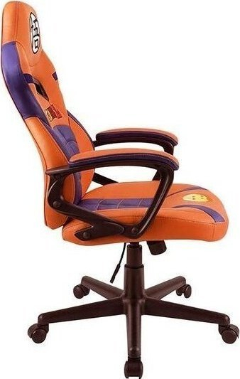 Karrige gaming Dragon Ball Z Junior, për kalamoj, me rrota, portokalli vjollcë