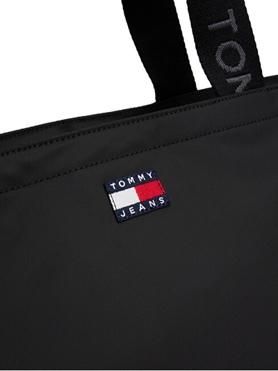 Çantë për femra Tommy Jeans AW0AW17891 Daily, poliester, e zezë