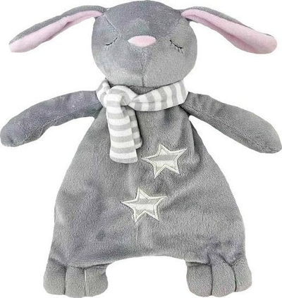 Lodër pelushi Tullo Milus Gray Bunny, 25x25 cm, gri
