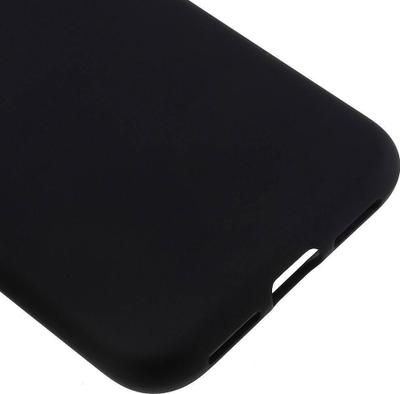 Mbulesë silikoni për Samsung Galaxy A53 5G, fleksibël, matte, e zezë