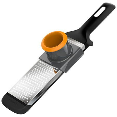 Rende e imët Fiskars, zezë/portokalli