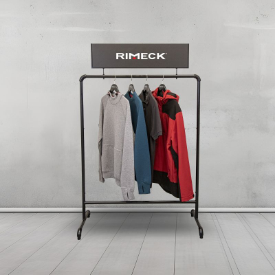 Stendë dyshemeje për rroba RIMECK Floor Stand, 100 x 155 x 50 cm, metal, e zezë