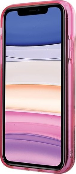Mbështjellëse Karl Lagerfeld KLHCN61LNKHCP për iPhone 11 XR, hardcase, glitter, rozë