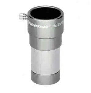 Lentë Barlow Celestron Omni, 2x, 1.25", ngjyrë argjendi