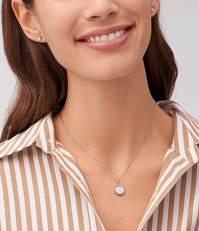 Set varëse dhe vathë Fossil Core Gifts JGFTSET1081, i argjendtë