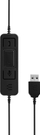 Kabllo USB Emporia EPOS USB-CC x5 MS, me kontrollues thirrjesh, për kufje PC, e zezë