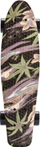 Skateboard Meteor Flowers 22606, plastik, kushineta ABEC 7, i zi