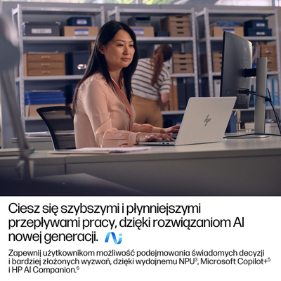 Laptop HP EliteBook 6 G1a 14, Ryzen AI, 16GB RAM, 512GB SSD, ngjyrë argjend