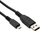 Kabllo USBA - microUSB, 1.8 m, e zezë