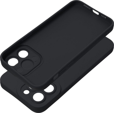 Këllëf telefoni Roar Luna për iPhone 14 Pro Max, nga TPU i butë e fleksibël, shkon me karikim wireless, ngjyrë e zezë