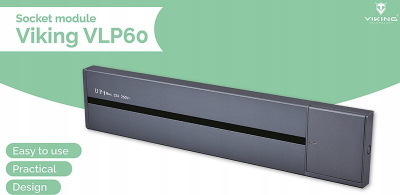Prizë shtrirëse Viking LP60B, montim sipërfaqësor, e bardhë