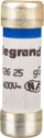 Siguresë cilindrike Legrand 400V, 25A, qeramike 10 x 22 mm, e bardhë