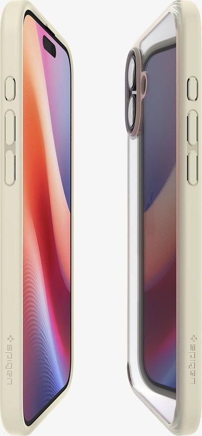 Маска за телефон Spigen Ultra Hybrid, за iPhone 16 Plus, безвучна беж