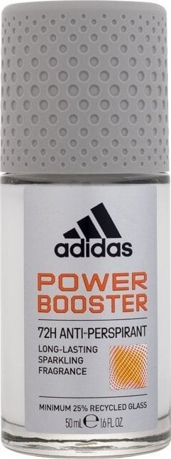 Deodorant roll on Adidas Power Booster për burra, 72 orë, 50 ml