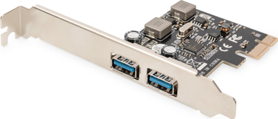 Kartë zgjerimi Digitus USB 3.0 me 2 porta, për PCI Express