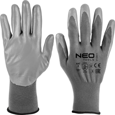 Dorëza pune NEO Tools 97-646-11, poliester PU, masa 11, gri