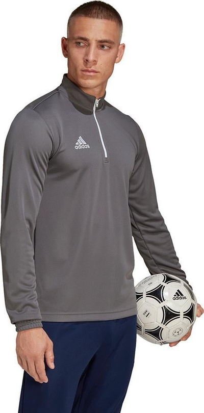 Bluzë sportive Adidas Entrada 22 Training Top H57546 për burra, material poliestër, ngjyrë e zezë