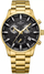 Машки часовник Giewont Chronograph GW4580 B4, сафирно стакло, црно злато
