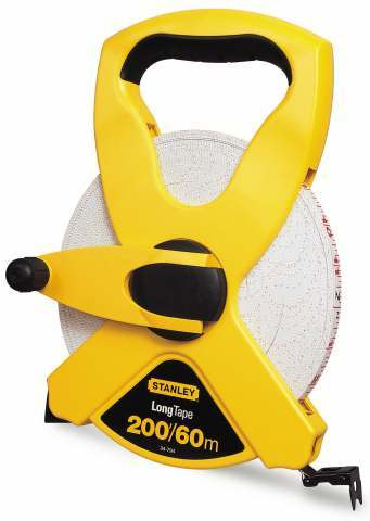 Metër fiberglasi Stanley 34-795, 60m, 12.7mm, i verdhë