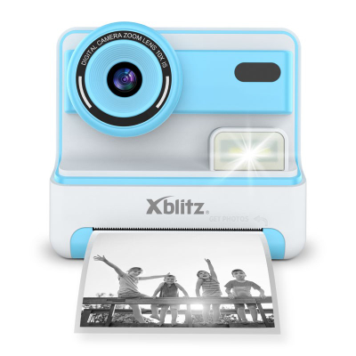 Kamerë fotografike për fëmijë XBLITZ Flash Blue, printer termik, 16GB, blu