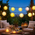 Girlanda solare ProGarden Solar Lampion, 10 LED, Ø7.5 cm, e bardhë e ngrohtë
