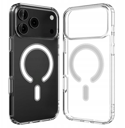 Këllëf telefoni Mercury Jell Hard MagSafe për iPhone 17 Pro Max, transparent, rezistent