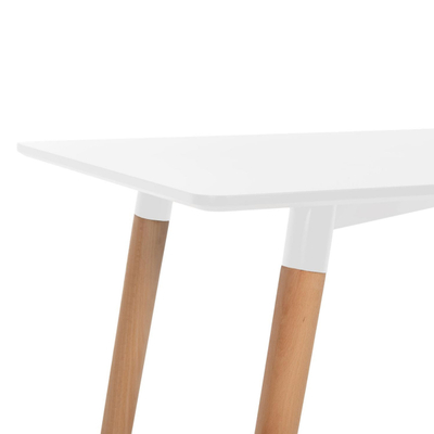 Tavolinë ngrënieje Minimal 120x60x74Hcm (HM8581.01), bardhë