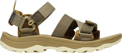 Sandale burrash Merrell Speed Fusion Sport Rmx J007085, taban gome, mbyllje me shula ngjitëse, kafe
