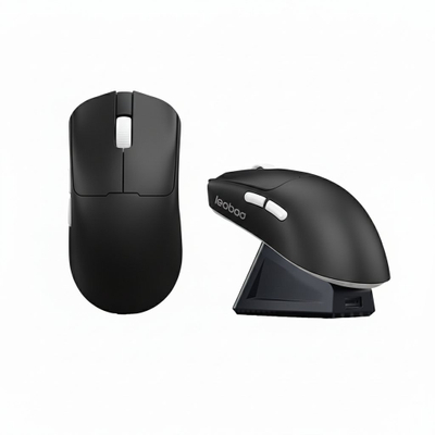 Maus gaming LEOBOG GM3, tre mënyra lidhjeje, 55g, i zi