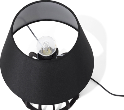 Lampë tavoline Beliani Agueda, 36cm, stil modern, e zezë