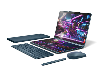 Laptop Lenovo Yoga Book 9 13IMU9, 13.3", Intel Core Ultra 7 155U, Hybrid (2-in-1), Touchscreen, 32 GB LPDDR5x-SDRAM, 512 GB SSD, Wi-Fi 6E (802.11ax) Windows 11 Home Teal + çantë krahu Lenovo B210 (GX40Q17225)
