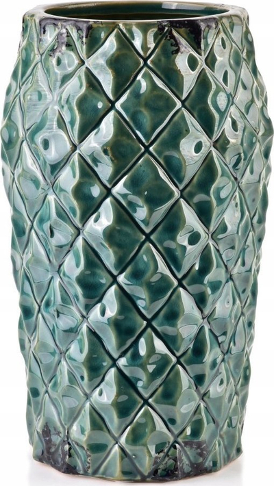 Vazo dekorative Tamani Green, qeramike, 15.5cm, jeshile