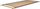Kornizë krevati Topeshop Bed Frame, 90x200 cm, dru panje, natyrale