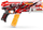 Lodër blaster XSHOT Hyper Gel Clutch, 5000 gel-topa, syze mbrojtëse, shumëngjyrësh