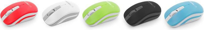 Maus Esperanza Uranus, wireless, USB, i bardhë dhe i gjelbërt