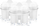 Fishek filtri uji BWT 814873 Soft Filtered Water Extra, set 3 copë, 120L, i bardhë