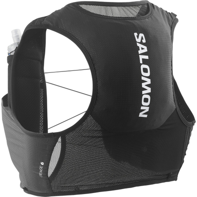 Хидратантен елек Salomon Sense Pro, 6L, со шишиња, црн