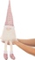 Figurë dekorative Saska Garden Decorative Gnome Shiny Santa, 67 cm, rozë me shkëlqim