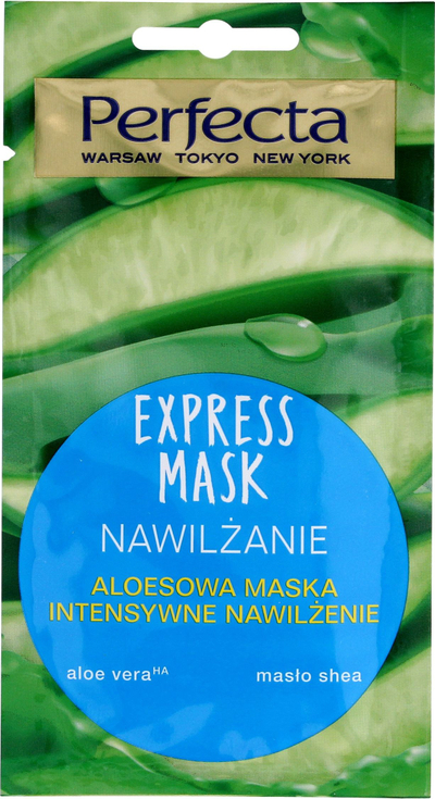 Maskë fytyre DAX Perfecta Express me Aloe, për lagështi të fortë, 8 ml