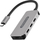HUB USB SITECOM CN-385, 4x USB-C 3.1 Gen1, i hirtë