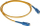Оптички patchcord кабел RBLINE PC SC SC, singlemode, 1m, жолт