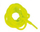 Lidhëse këpucësh IQ Regular Fluo, të verdha, 75 cm