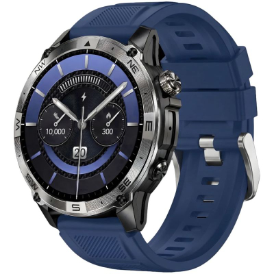 Orë e zgjuar Gravity GT46-2, ekran AMOLED 1.43", Bluetooth, blu me të zezë