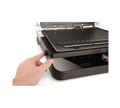 Grill elektrik Black&amp;Decker BXGR2000E, 2000W, me kapak, i zi