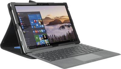 Mbulesë tablet Mobilis Activ Pack Folio Surface Pro 7 6, me këmbë mbajtëse, e zezë