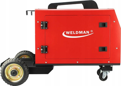 Aparat saldimi Weldman Micro MIG 200, MIG MAG MMA, inverter IGBT, i kuq