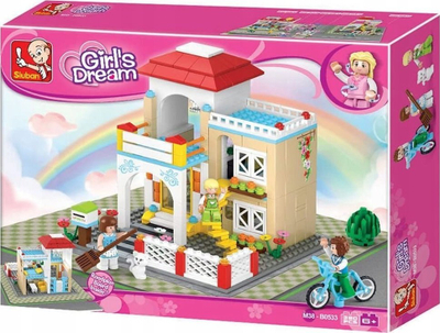 Lodra me kuba Sluban Girls Dream M38-B0533, 280 copa, shpi dykatëshe me kopësht, shumëngjyrëshe