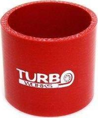 Lidhës silikoni TurboWorks Connector, 76mm, i kuq
