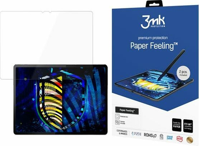Fletë-mbrojtëse ekrani 3MK Paper Feeling për Lenovo Tab P11 Pro 11.5", 2 copë, transparente